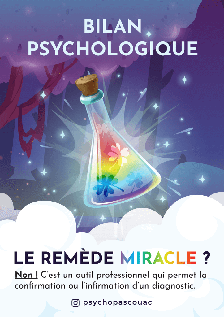 Affiche Le bilan psychologique, le remède miracle ?